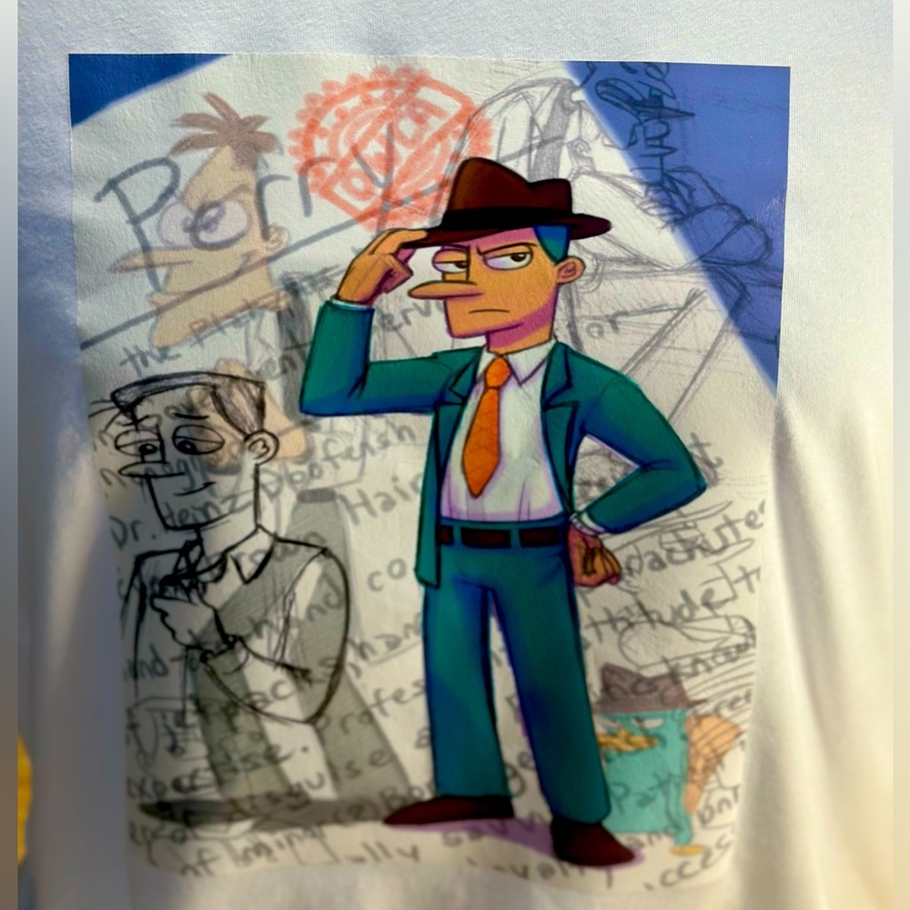 Perry the platypus T-shirt.